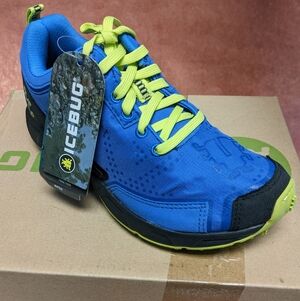 Icebug Purple and Neon Green Hiking Shoe